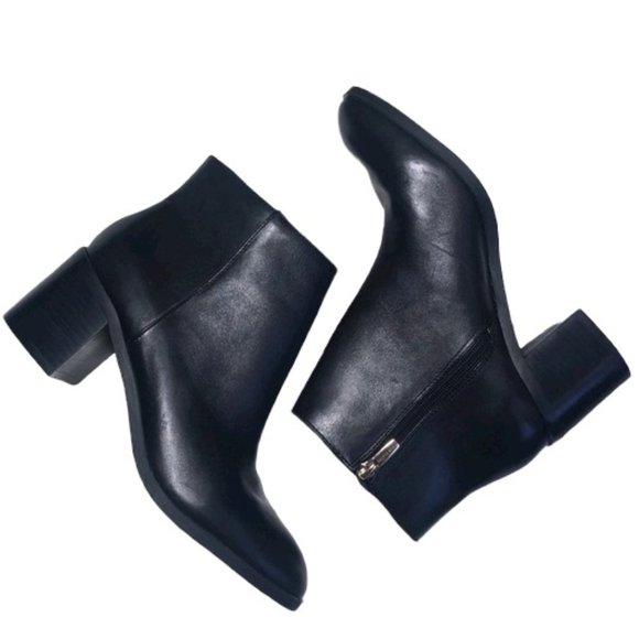 Vince Camuto Shoes - Vince Camuto Gaviren Leather Ankle Boots Black
